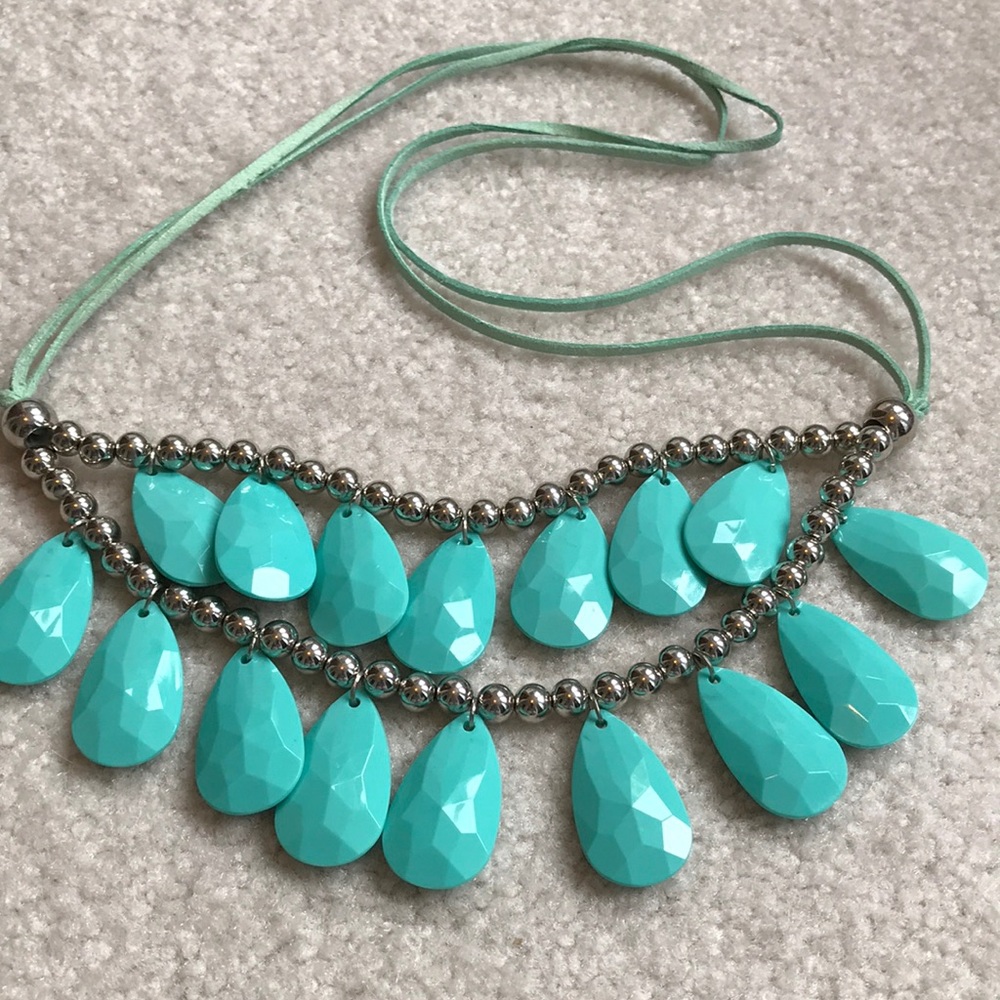 Turquoise statement piece necklace